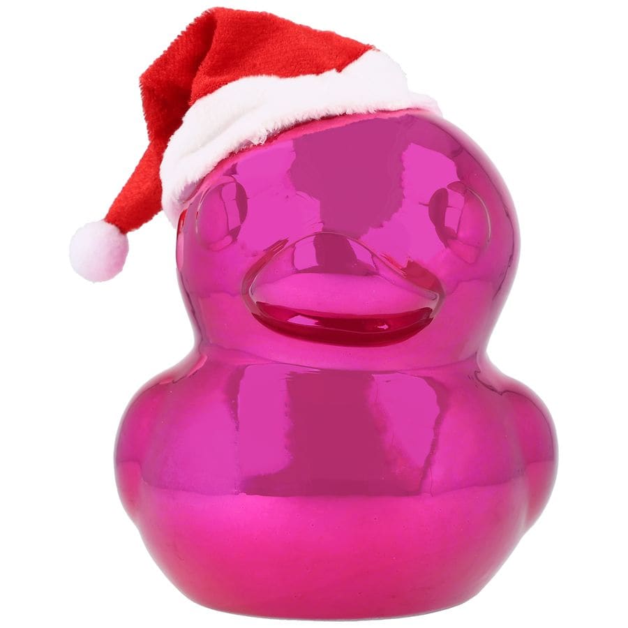 Festive Voice Santa Duck Christmas Decoration