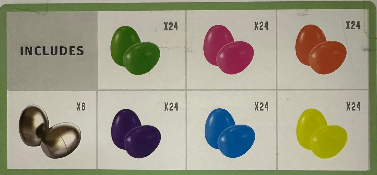 500 / 300 / 150 Pieces 2 3 / 8" Easter Eggs - fillable - additional view