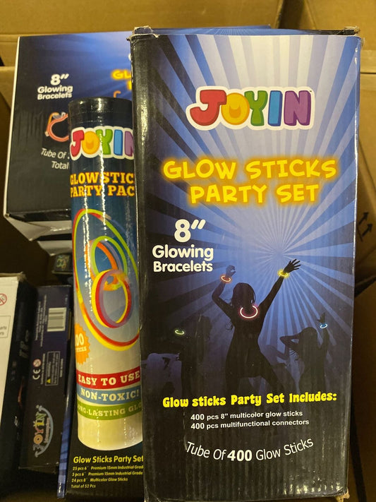 Glow sticks bracelet pack, 400 Count