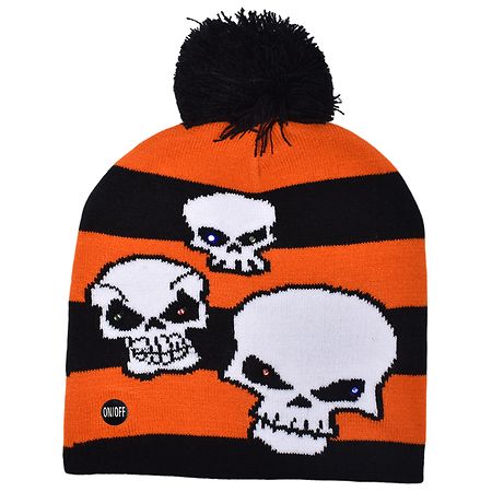 Festive Voice Halloween LED Light-Up Beanie Hat