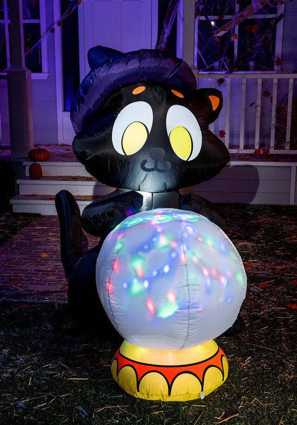 Joyin 5 Ft Tall Fortune Cat Halloween Inflatable Decoration