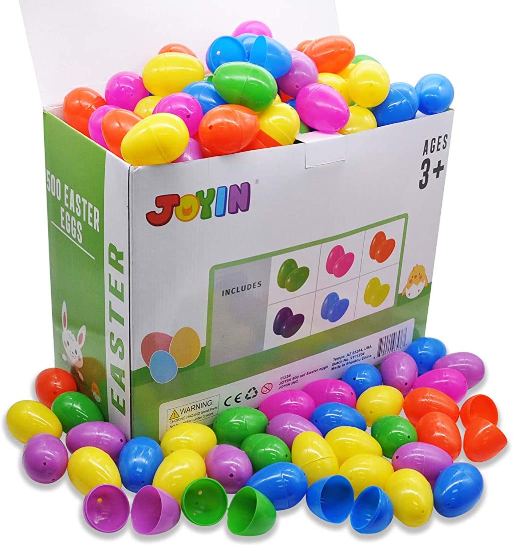 500 / 300 / 150 Pieces 2 3 / 8" Easter Eggs - fillable