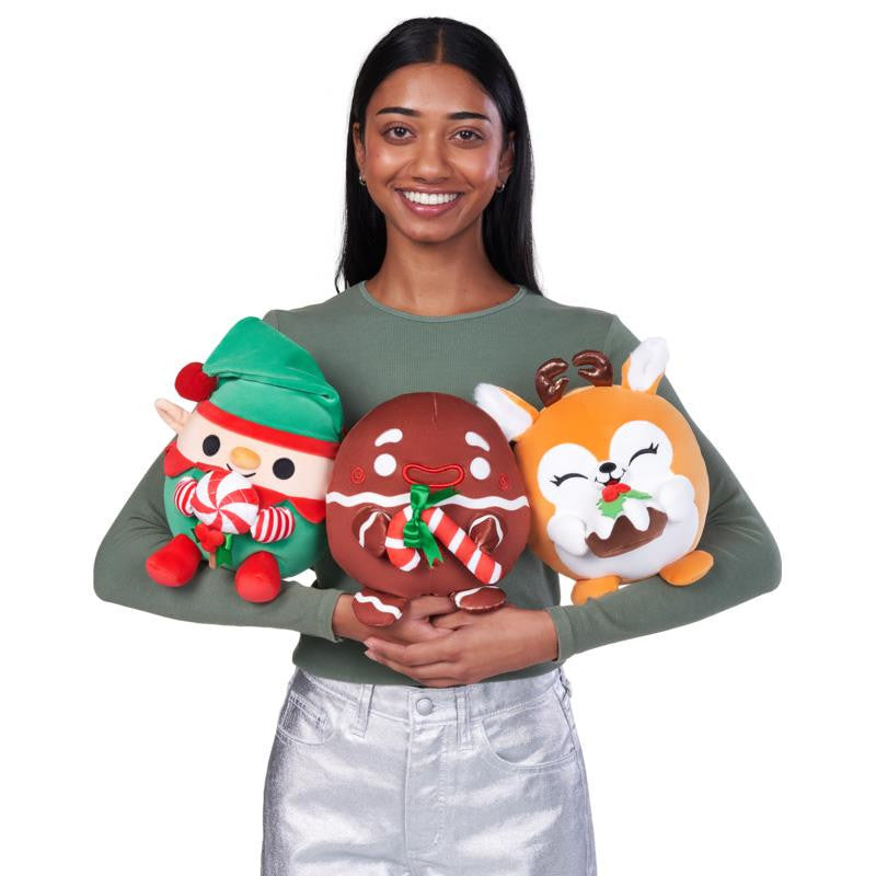 Zuru Snackles Christmas Series 2 Frosty 8-Inch Plush with Snack Accessory