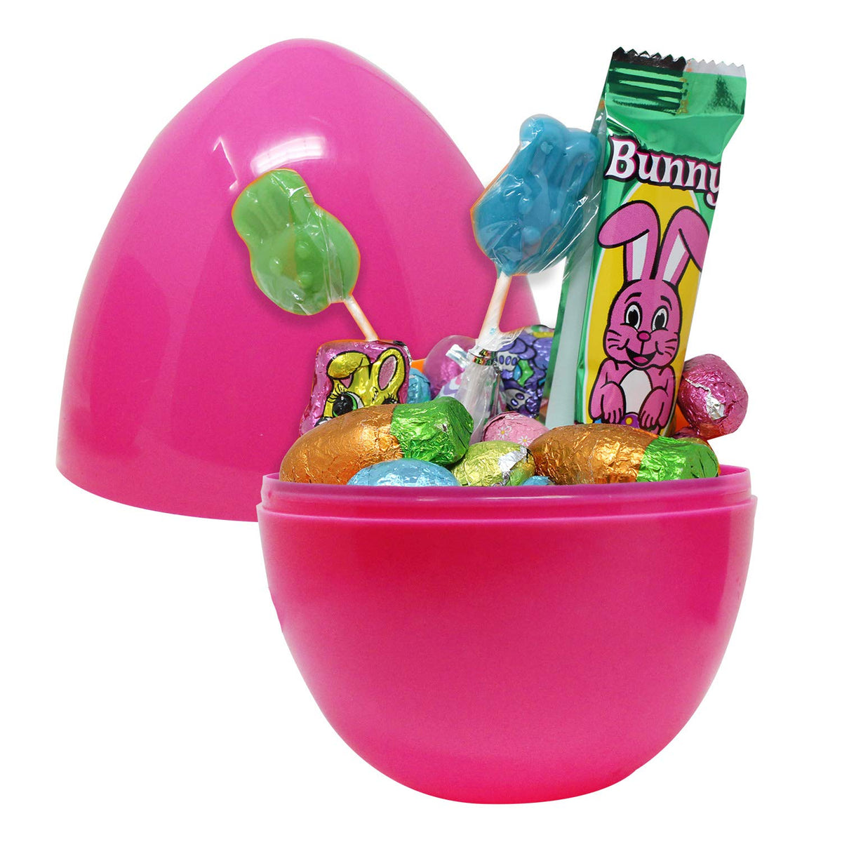 6PCS 10" Jumbo Plastic Bright Solid Easter Eggs Assorted Colors - additional view