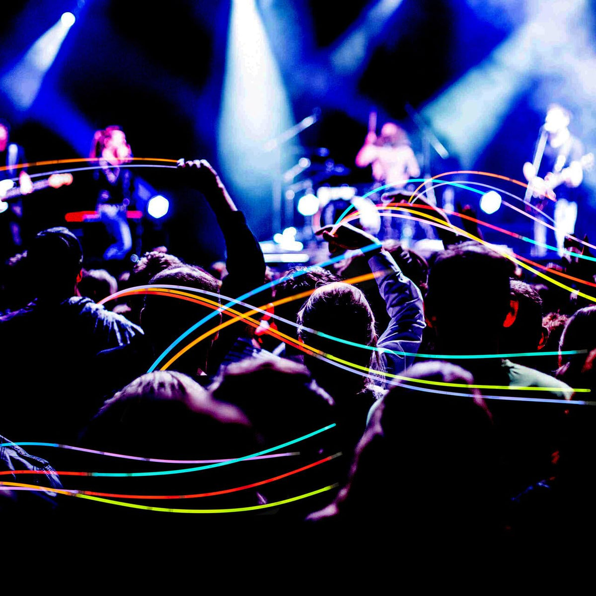 JOYIN 100 Pack Glow Sticks, Glow in The Dark, Neon Light Up, Party Favors - additional view