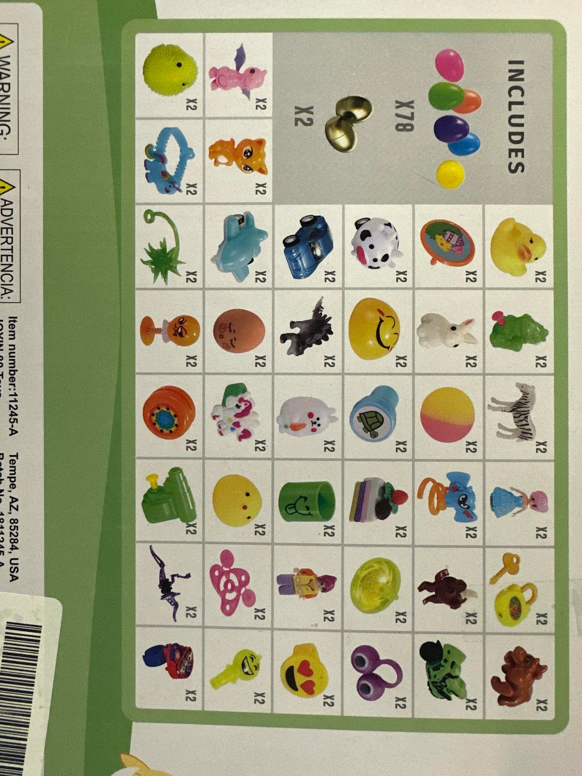 80 count Pre -fill Easter Eggs - additional view