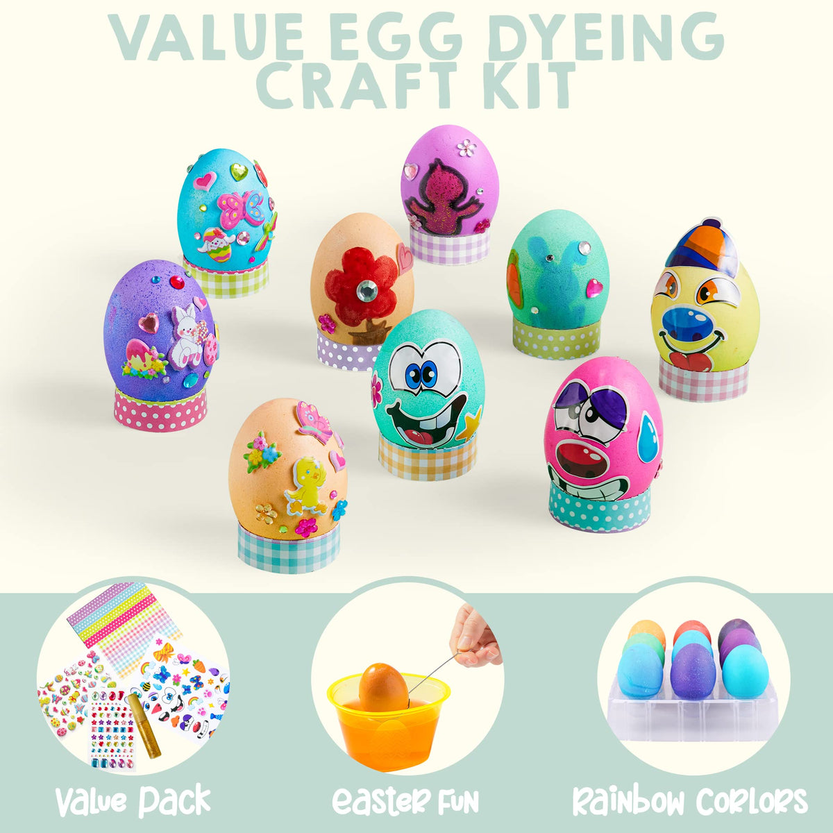 41 Pcs Easter Egg Decorating DIY Kit - additional view