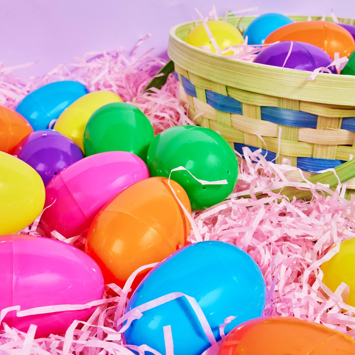 100 Set 3.15" Colorful Easter Eggs - additional view