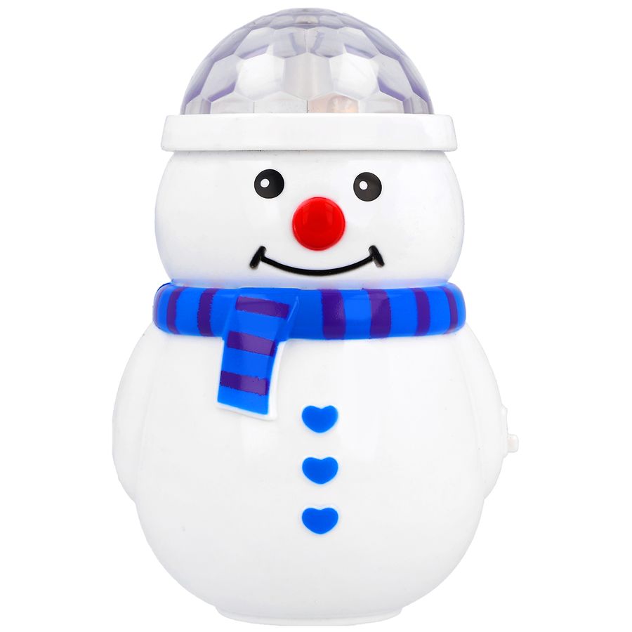 Festive Voice Snowman Projector, Light-Up Holiday Decor