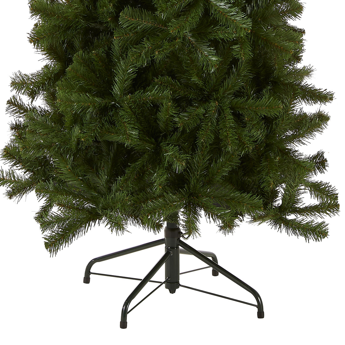 National Tree Company Artificial Slim Christmas Tree, Green, North Valley Spruce, Includes Stand, 7 Feet - additional view