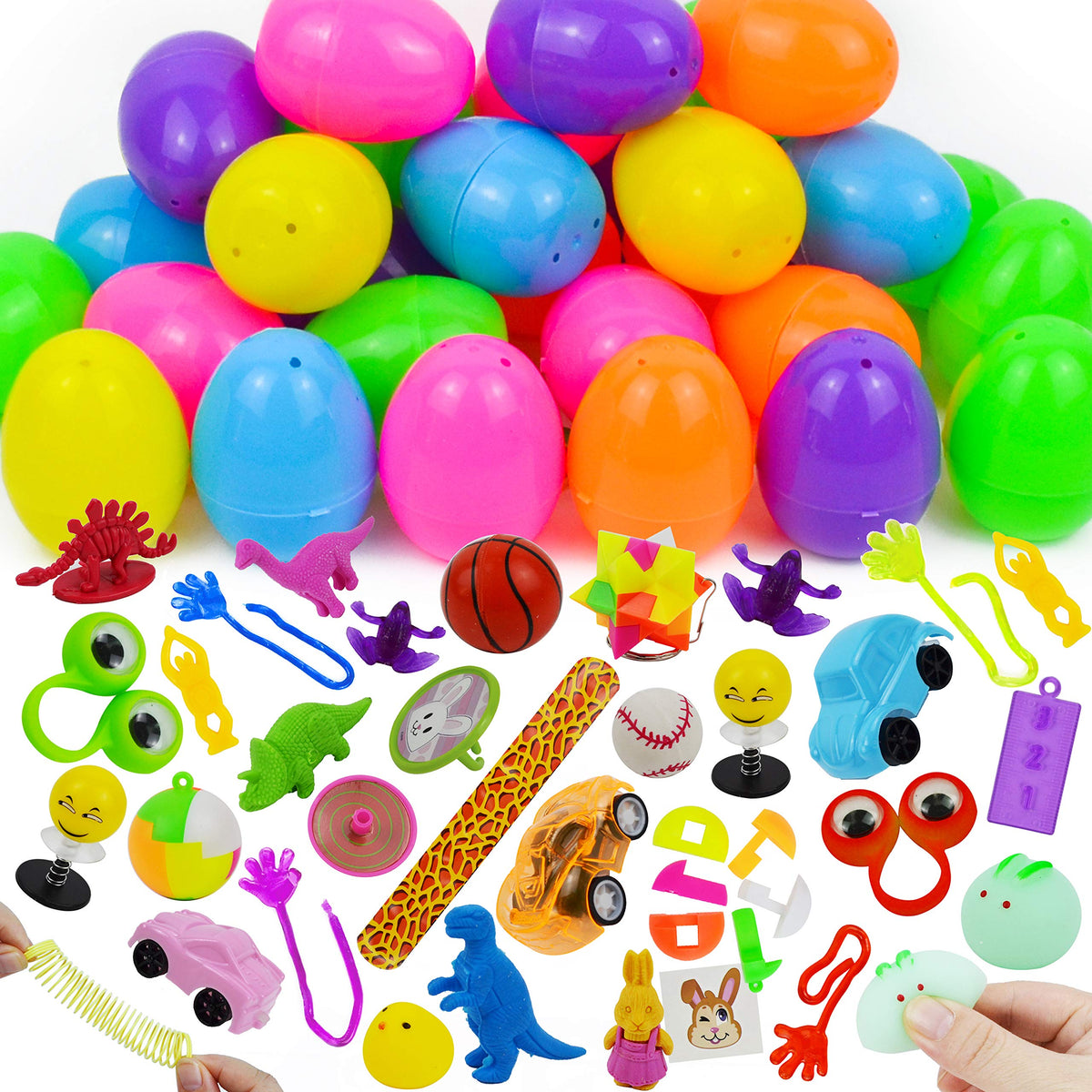 144 PCS Prefilled Easter Eggs with Assorted Toys - additional view