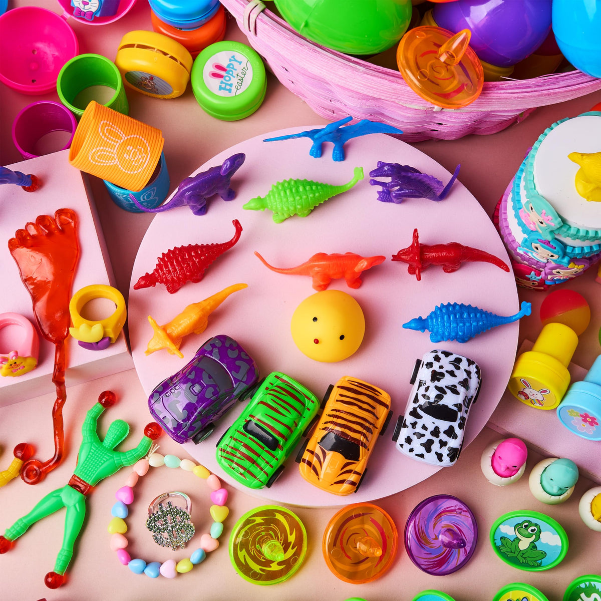 120 Pcs Toys Plus Stickers Prefilled Easter Eggs 2 3 / 8" - additional view
