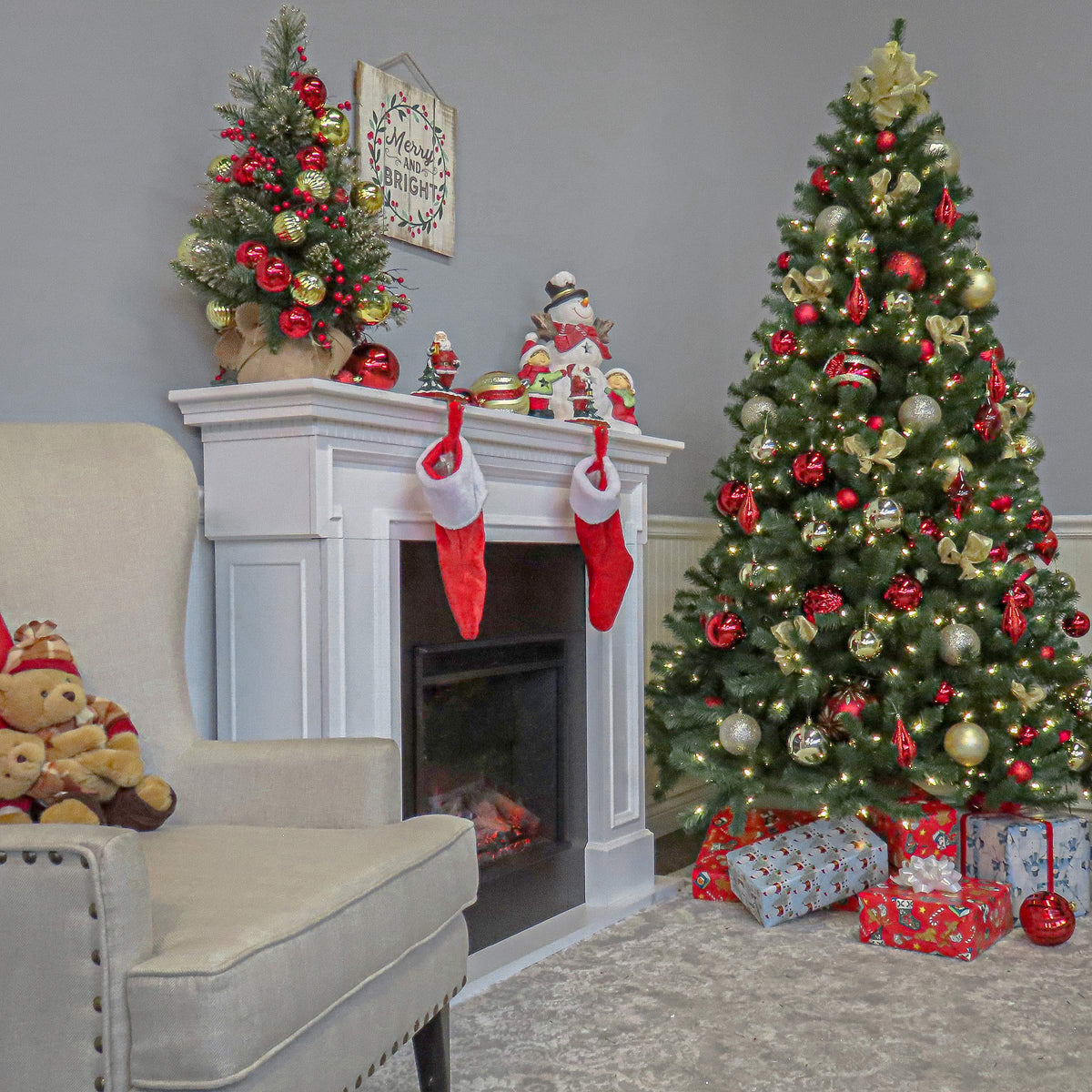 7.5' North Valley Spruce Artificial Full Christmas Tree- National Tree Company - additional view