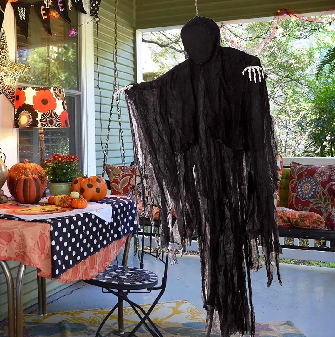 5 ft Dark hanging reaper