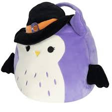 Squishmallows Treat Pail - 2 Styles! Emily the bat, Scarlito barn owl - additional view