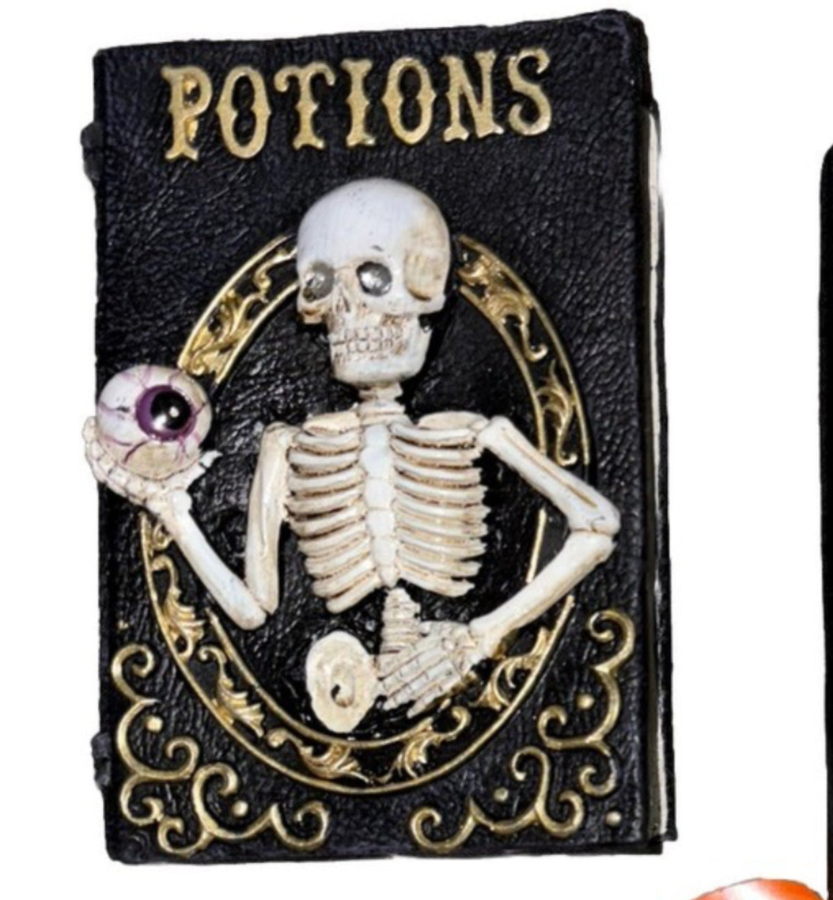 Light up book resin decor for Halloween Potions or Fortune teller