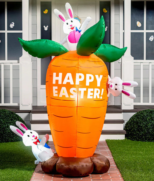 6ft Easter Inflatable Decoration Carrot