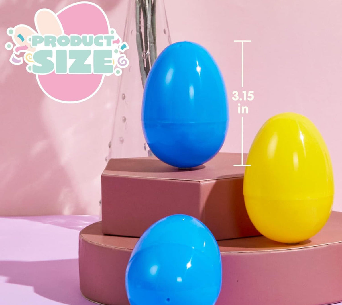 288 piece colorful eggs 3.15 inch - additional view