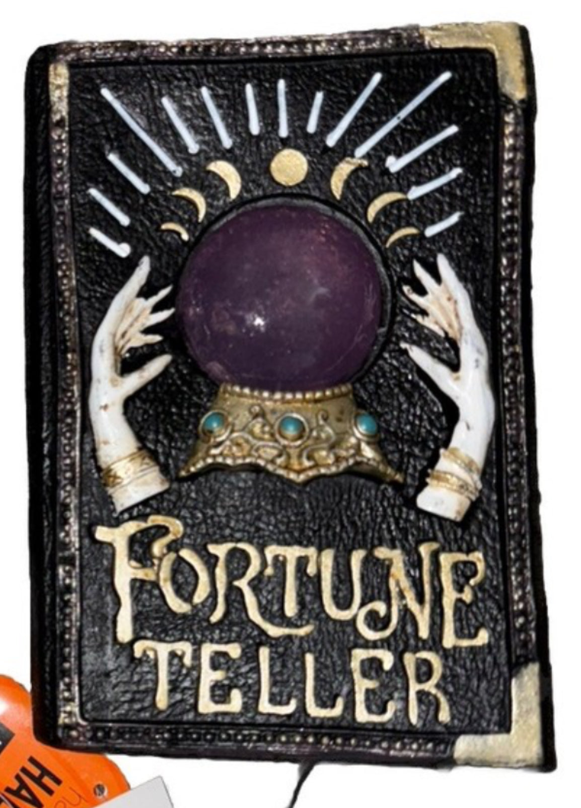 Light up book resin decor for Halloween Potions or Fortune teller - additional view
