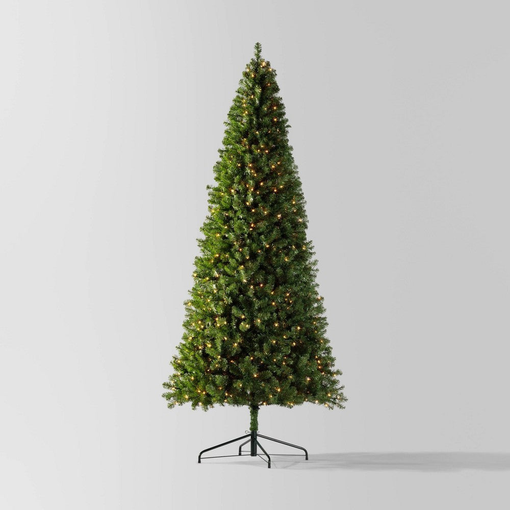 9' Pre-lit Full Alberta Spruce Artificial Christmas Tree Clear Lights - Wondershop™