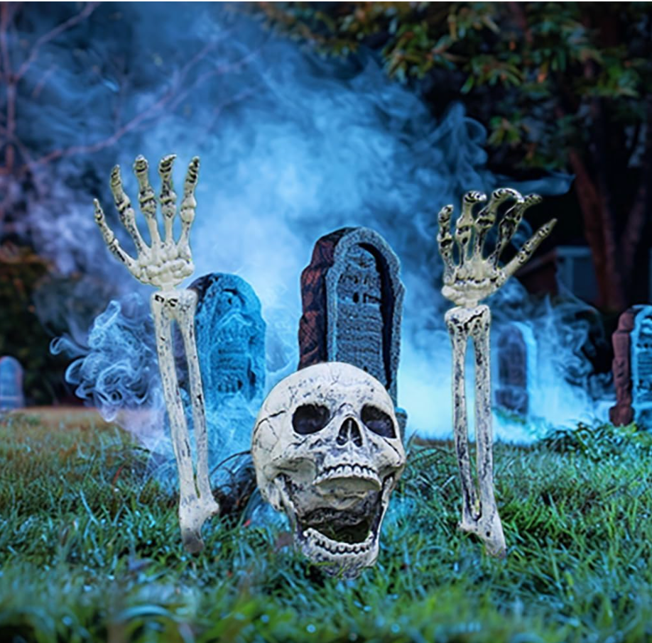 Realistic Skeleton Halloween Yard Stake Decorations