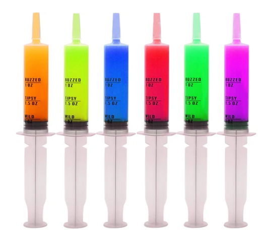 36 Pieces Jello Shot Syringes Halloween Party Supplies - additional view